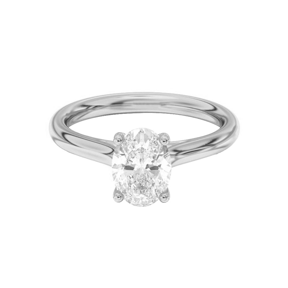 Classic Oval Diamond Engagement Ring | Temple & Grace AU