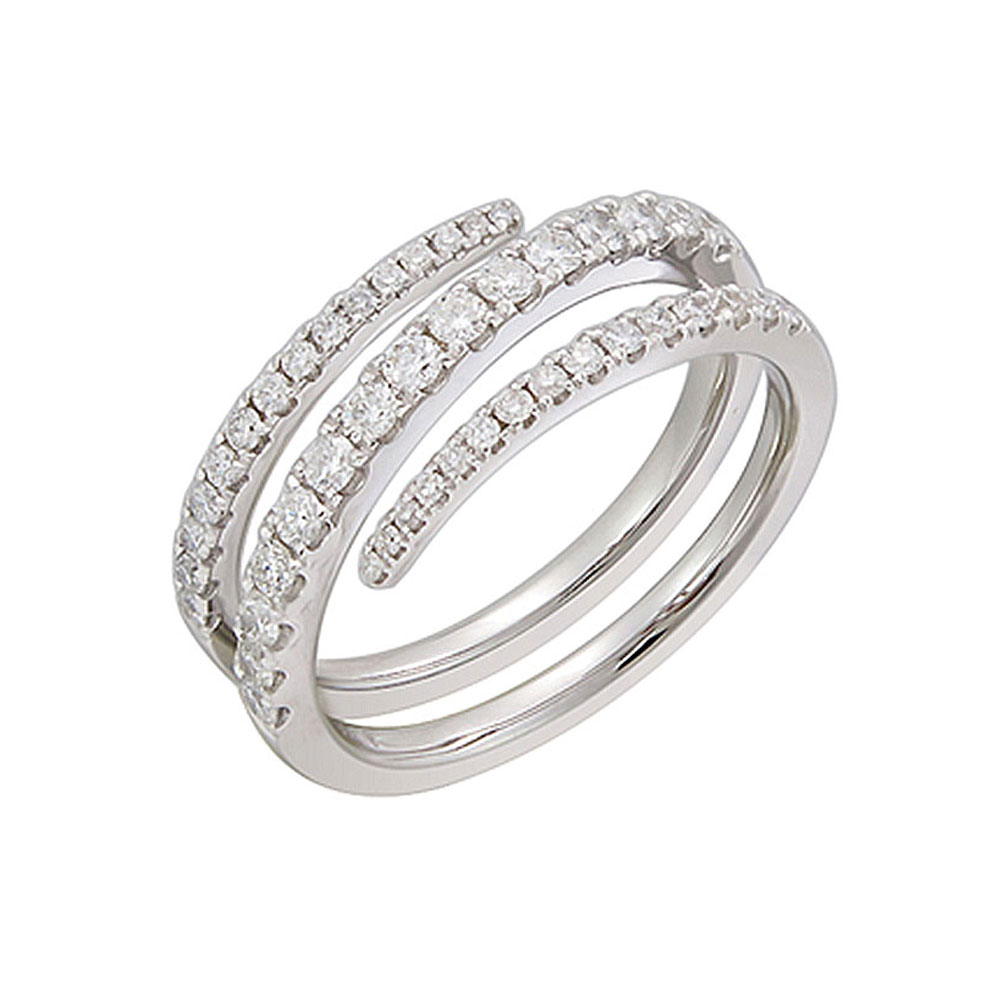 Wrap around ring on sale diamond