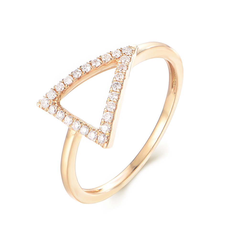 Triangle Diamond Ring | Temple & Grace AU