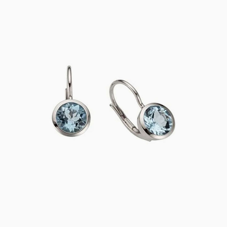 Blue topaz hot sale earrings australia