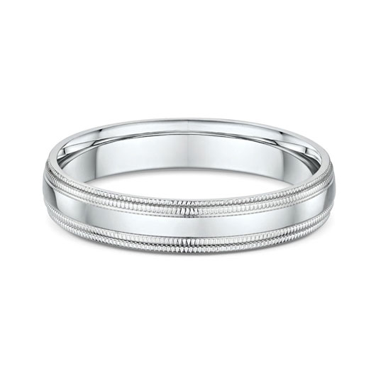 3 unique white gold women's wedding bands